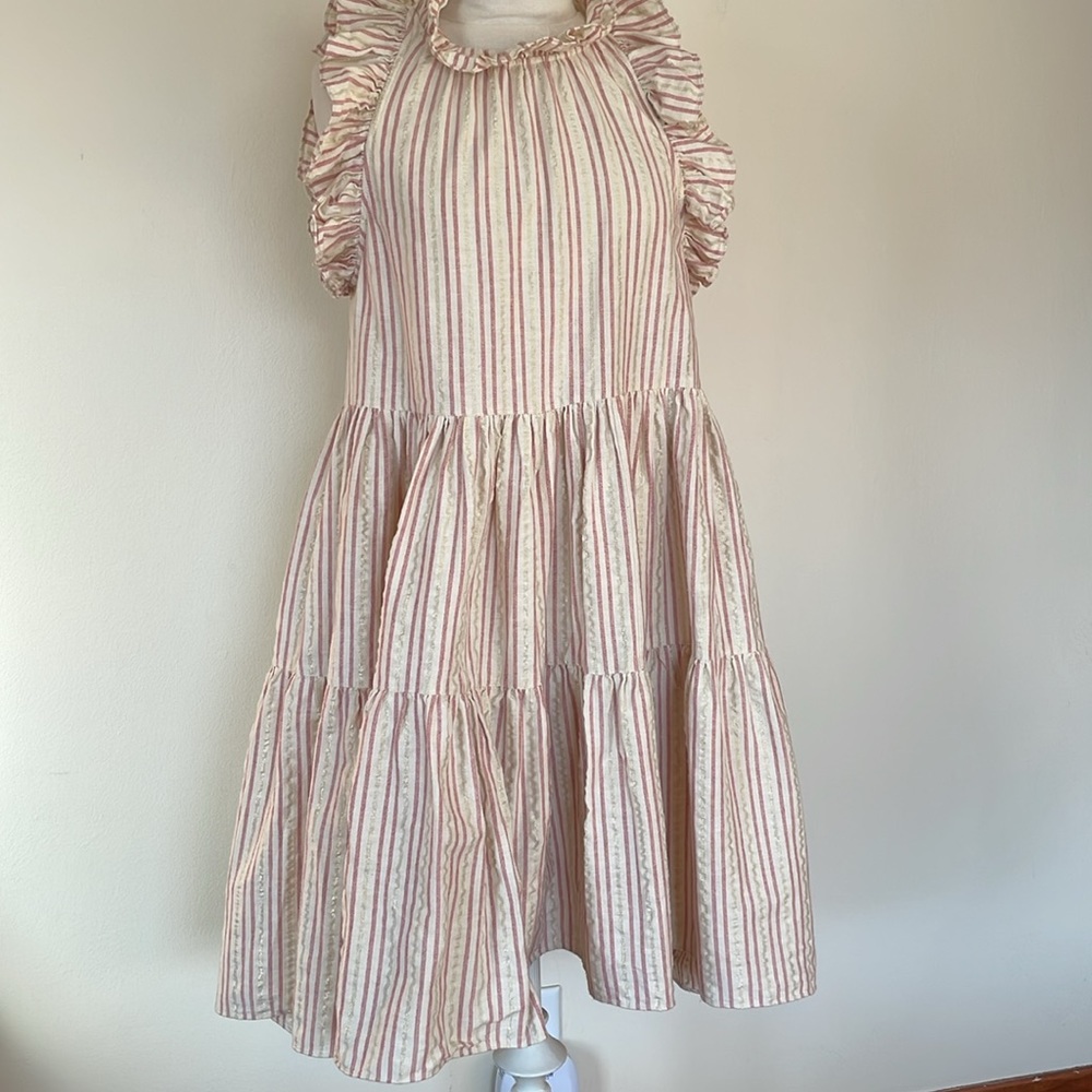 Ulla Johnson Tasmin Midi Dress in Natural